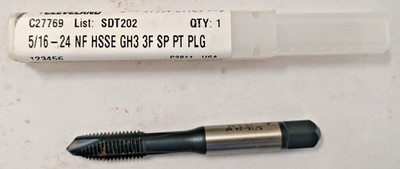 Cleveland 5/16-24 NF HS GH3 SDT-202 Plug Tap USA B1296