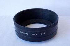 Ednalite Series 6, 6-S Lens Hood Lens Shade Black Barely Used Made in USA