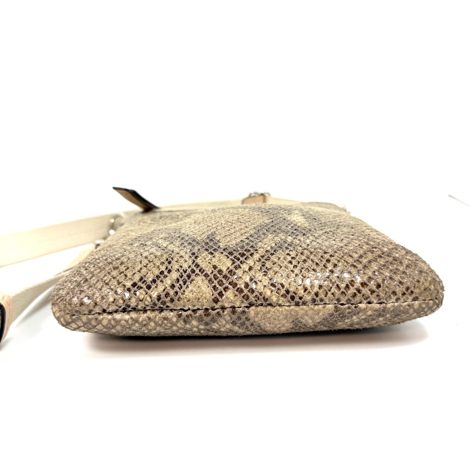 Coach Python Print Swingpack Crossbody Bag Khaki … - image 12