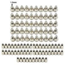 100pcs P80 Plasma Electrode Tip Nozzle 1.5mm Cutter Torch For Air Plasma Cutting