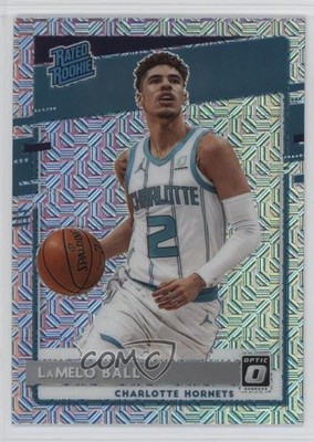 2020-21 Panini Donruss Optic Rated Choice Prizm LaMelo Ball #153 Rookie RC 1l2