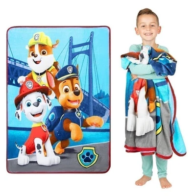 Franco Kinder Paw Patrol Micro Raschel Überwurf Decke, 46 x 60 Zoll - Bild 1 von 4