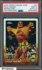 2015 Topps Chrome WWE Refractor #83 Hulk Hogan PSA 9 PSA/DNA 10 AUTO