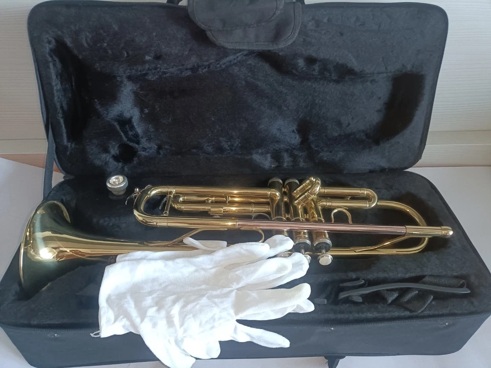 Tromba Conductor, Per Studenti/ Principianti Laccata Oro - Immagine 4 di 4