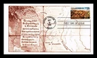 DR JIM STAMPS US COVER PUAS AMERICA GRAND CANYON FIRST DAY ISSUE ALL OVER MAP