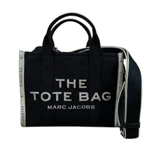 Marc Jacobs Women's The Tote Bag- Medium- Black - Jacquard 