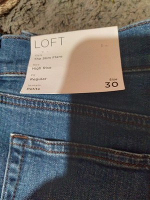 Womens Size 30 Loft Jeans.