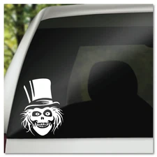 6" Haunted Mansion Hatbox Ghost Disney Vinyl Decal Sticker