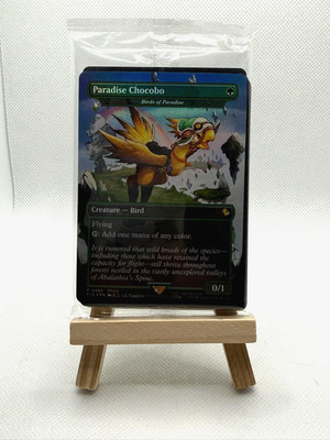 PARADISE CHOCOBO - Birds of Paradise MTG x Final Fantasy with 15 Land Cards New