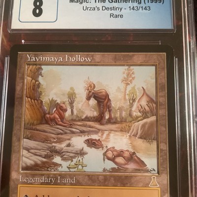 Mtg Yavimaya Hollow. Cgc 8 nm/m | eBay