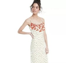 Polka Dot Sleeveless Ruffle Slip Dress - RIXO for Target, Large