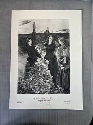 Autumn Leaves by Sir John Everett Millais - 1929 Art Print - The World's Famous