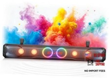 35 Inch 8 Speaker UTV Sound Bar, Bluetooth Golf Cart Speakers Color 35IN