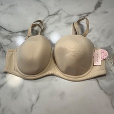 Cacique 44B Beige Padded Underwire Convertible Bra NEW NWT