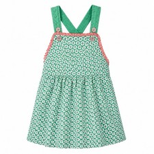 Matilda Jane Enchanted Garden Clare Eyelet and Ruffle Jumper Pockets Size 4T