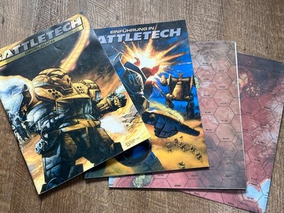 Battletech - Regelbuch + 2 Karten