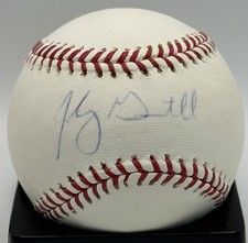 Johnny Giavotella 2011-2017 Royals Angels Orioles Autographed ML Baseball COA