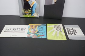 Jack Nicklaus' Golf (NES, 1988) 100% COMPLETE (poster + manual + inserts)