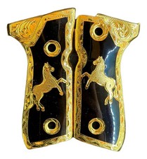 Cachas Prieto Beretta modello 92fs LUSSO impugnatura stile Charro cavallo MADE IN MEXICO