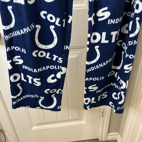 NFL Team Indianapolis Colts Pull On Fleece Pajama PJ Pants Womens Size L - Picture 3 of 8