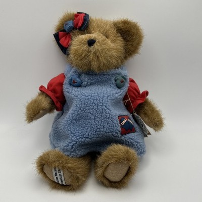 Boyds Bear Cracker Barrel Store Blue Pants Dress Mittens Teddy Jenna Rae AE NWT