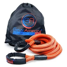 GearAmerica Kinetic Recovery Rope – Made in USA – 7/8” Heavy Duty Snatch Rope 