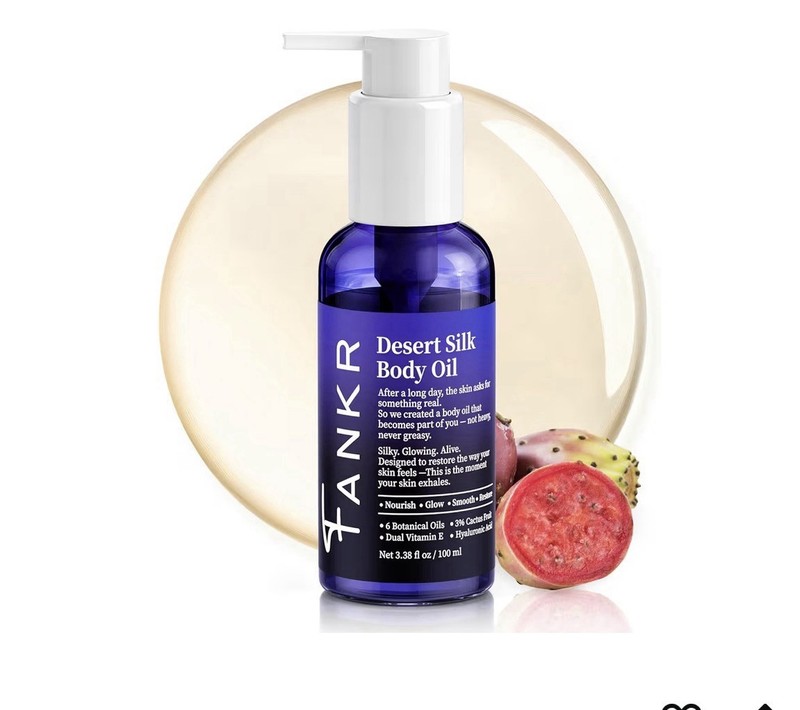 Aceite reafirmante corporal Desert Silk para mujeres,