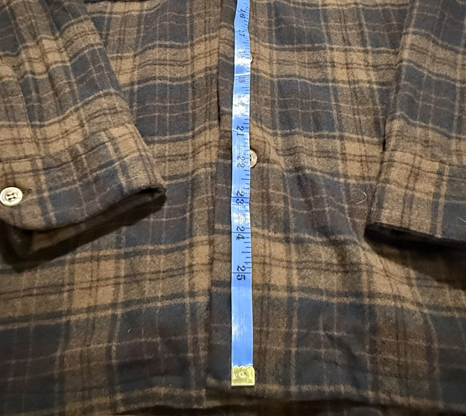 Vintage Pendleton Loop Collar Wool Board Shirt Pl… - image 10