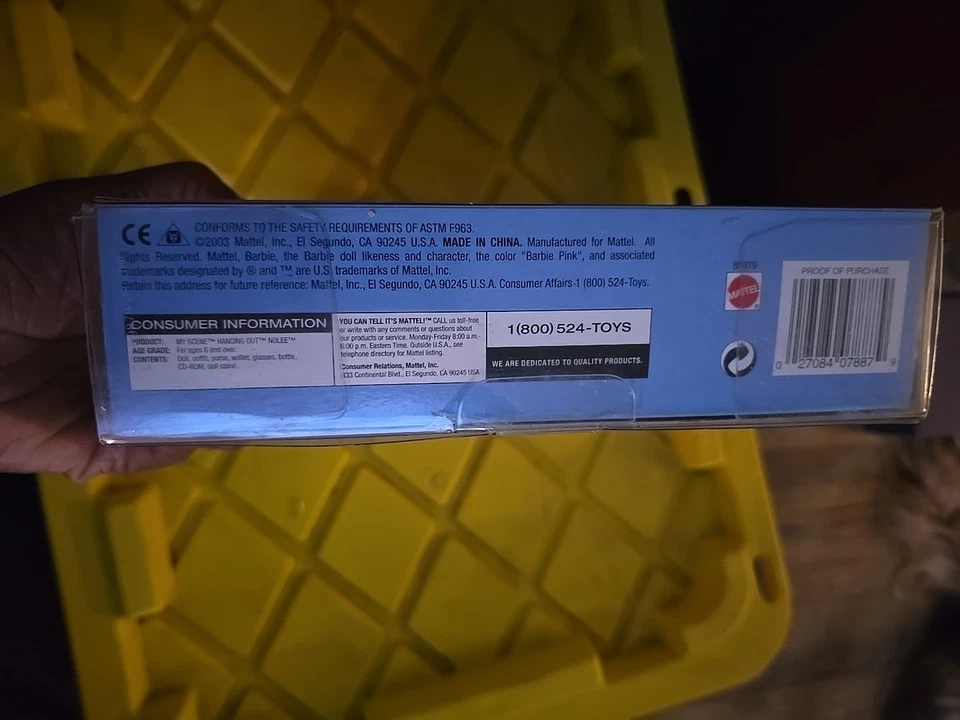 Muñeca Barbie Mattel 2003 nueva en la caja My Scene Hanging Out Nolee Mixin’ It Foto 3 de 4
