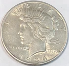 1934 D Peace "XF/AU" 💰C-PICS/ High Pts, Luster Some Luster/MINTAGE 1.5695M 💥 ✅