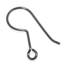 35 Pcs 22X10mm EarringWire Black Gold Plated Jewelry Making 496