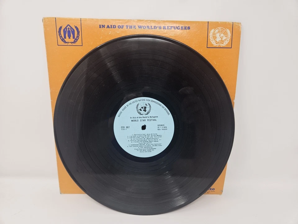 World Star Festival Featuring Diana Ross & The Supremes, Tom Jones Vinyl LP - Image 3 of 4