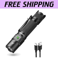 SP35T Tactical Flashlight - 3800 Lumens Rechargeable LED for Outdoor Adventures