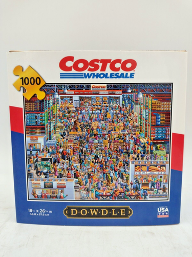 Versiegelt Neu im Karton Dowdle Studios 1000 PC Costco Puzzle Schatzsuche Hergestellt in den USA