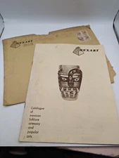 Vintage Mexart 1950's Mexican Folklore & Art Pottery Catalogue