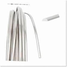 20 Feet Silver Half Round Wire, 23 Gauge White Copper Beading Wire - Durable and