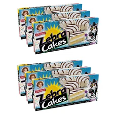 Little Debbie Zebra Cakes, Contains 10 Snack Cakes (Twin Wrapped) - 6 Boxes