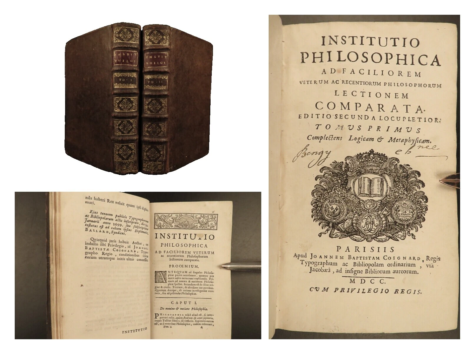 Illustrated Philosophy Antiquarian & Collectible Books in Latin