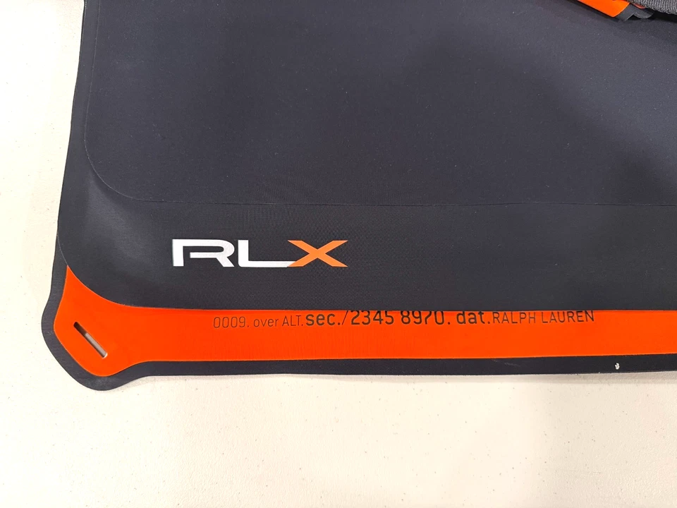 Ralph Lauren RLX Polo Deportivo Mensajero Bolso para Laptop Raro Moderno Plano Hecho en Italia Foto 4 de 4