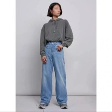 NWT Levi's High Loose Jean High Rise Wide Leg Denim Blue Sz 31