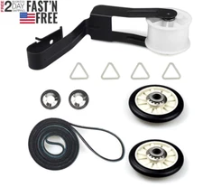 Amana NED4655EW1 Dryer Repair Kit Maintenance Belt Pulley Rollers