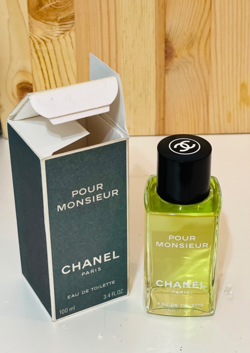 CHANEL Pour Monsieur ,Edt ,Splash Bottle (100ml) Vintage