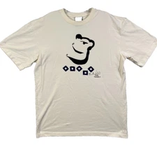 Vintage Weiss T-Shirt Men's (L) White Koala Graphic Pullover Casual Crew Neck