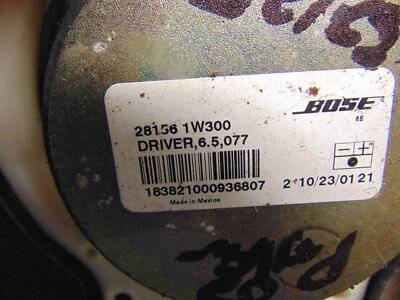 01 02 03 04 Nissan Pathfinder oem Bose front & rear door speaker