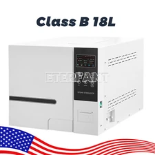 18L Class B Dental Autoclave Vacuum Steam Sterilizer Sterilization+Printer