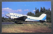 Eastern Express | Bar Harbor Airlines Douglas DC-3 N136PB Aircraft Postcard