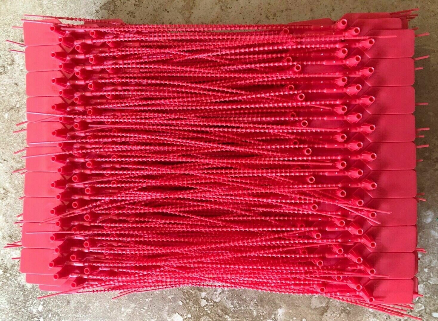 ✅500-Fire Extinguisher Tamper Proof &Quot;Flag&Quot; Safety Seals (Red) U.l. Approved