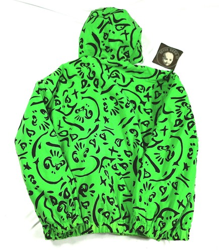 Vintage SPITFIRE x THRASHER Pro Team Rider AOP Reversible Jacket Size L - Picture 2 of 11