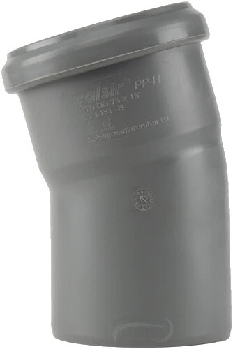 HT Rohr, Bogen, Abzweig, Muffe, Siphon,  DN 32 40 50 75 90 110 - Bild 3 von 4