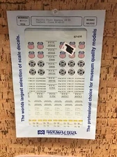 MICROSCALE DECAL HO SCALE 87-414: Pacific Fruit Express 40ft Reefers Class R-40